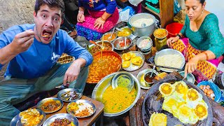 NEPALI STREET FOOD in CRAZY Kathmandu 100 Year Old Newari Street Food  MOMO Heaven [upl. by Yeslah460]