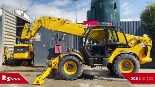 JCB 540200  20M TELEHANDLER  RS MACHINERY HIRE AND SALE [upl. by Imiaj499]