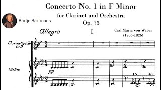 Carl Maria von Weber  Clarinet Concerto No 1 in F minor Op 73 1811 [upl. by Wiles]