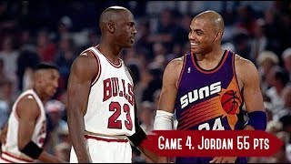 NBA Finals 1993 Phoenix Suns vs Chicago Bulls  Game Highlights  Game 4  Jordan 55 HD 720p60fps [upl. by Adnoraj]