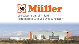 Projektvideo  Neubau Logistikzentrum Müller Ltd amp Co KG [upl. by Llewej]