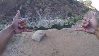 TEMECULA CREEK CLIFF JUMP PRIVATE PROPERTY [upl. by Carhart]