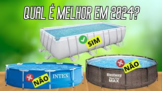 ✅Melhores PISCINAS DE ARMAÇÃOESTRUTURADA 2024 não compre antes de assistir [upl. by Fionnula]