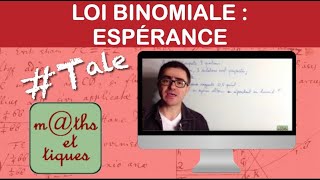 Calculer lespérance pour une loi binomiale  Terminale [upl. by Milissent]