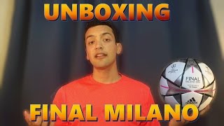 Unboxing Adidas Final Milano 2016  Balón final de Champions League  Defensa19 [upl. by Cleopatre]