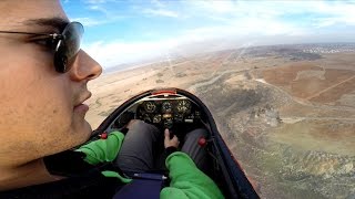 My 200th Glider Flight K13 Winch Launch Flying amp Landing  GoPro Cockpit View  Full Flight [upl. by Reddy]