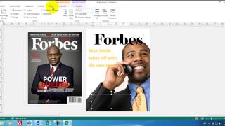 Microsoft Publisher 01 How to create a magainze cover in Publisher [upl. by Chitkara]