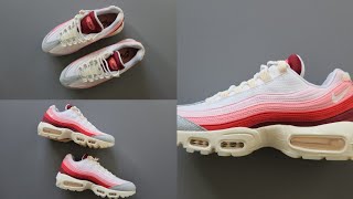 Nike Air Max 95 QS Anatomy of Air Unboxing and On Feet [upl. by Rhu990]