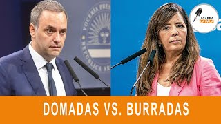 DOMADAS VS BURRADAS Adorni deja NOCAUT a todos los KUKAS [upl. by Eniamart705]