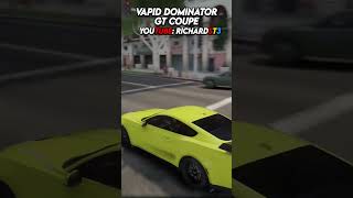 Vapid Dominator GT Coupe  GTA 5 Lore Friendly Car Mod gta freecarmods gtav gta5mods [upl. by Oinotnas]