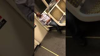 Crackhead got head from random nigga 😂 onna train [upl. by Olyhs]