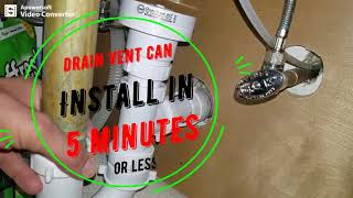 can Add Drain Vent in minutes under sink trap [upl. by Anayet]