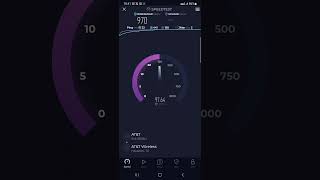 ATampT 5G  Speed Test N77 C Band ATT speedtest shorts [upl. by Aika640]