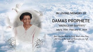 Celebration of Life of Sister DAMAS PROPHETE  31724 [upl. by Enitsenrae]