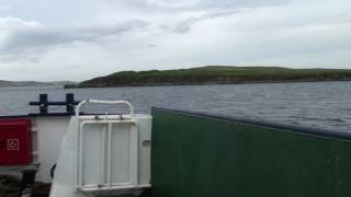 Unst to Yell Car Ferry in Shetlands [upl. by Llerdnod]