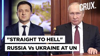 “They Go Straight To Hell” After Putin’s Invasion Ukraine amp Russia Battle It Out At UNSC Meet [upl. by Avrom]