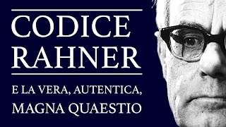 CODICE RAHNER PRESENTAZIONE DELLINIZIATIVA [upl. by Kampmann]