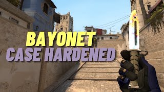 ★ Bayonet Case Hardened  CSGO Knife Showcase [upl. by Nnahgem]