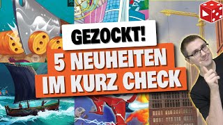 Das Gezockt zum Sonntag  5 Spiele im KurzCheck [upl. by Iral]