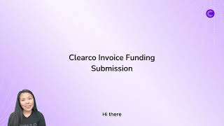 How to submit an InvoiceReceipt  Clearco [upl. by Katerine451]