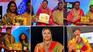 TV Serial Actors Haritha JackieZubeidha Ali Anchor Ravi  Sravanthi Srikar TV amp Media Awards [upl. by Ahseinek]