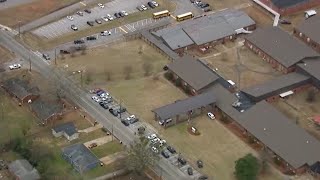 Possible person with gun prompts heavy police presence at Coweta County school [upl. by Leksehc603]