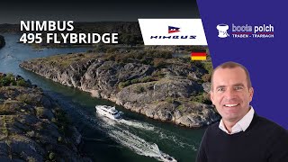 Werksauslieferung Nimbus 495  Überführung vom VänernSee nach Göteborg über den TrollhätteKanal [upl. by Denby]