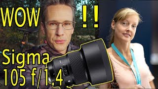 SIGMA 105mm F14 😱Das beste PORTRAIT Objektiv der Welt VLOG [upl. by Yttap]