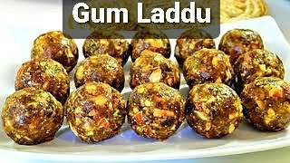 Dry Fruits Laddu Without Sugar  Antina Unde  Gum Laddu [upl. by Ibrahim]