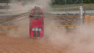 Pro Mod driver Mike Bowmans parachutes failed during qualifying at St Louis [upl. by Ile289]