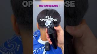 Tutorial Mid Taper fade barber taperfade buzzcut barbershop haircut barbero [upl. by Bergstein]