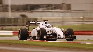 BBC Sport F1 2014  David Coulthards magic carpet ride in a 2014 Williams FW36 [upl. by Dlonyer292]