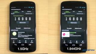 Before and after an overclocked Nexus 4  Pocketnow [upl. by Airdnahs]