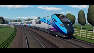 British Railway Roblox  TransPennine Express Class 802 Regional Service from Norrington to Ashdean [upl. by Eitra]