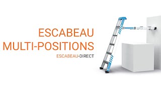 Escabeau multipositions Aluminium anodise  Escabeau Direct MATISERE [upl. by Derry]