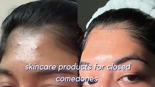 HOW TO GET RID OF THE SMALL BUMPS ON YOUR SKIN  how to treat Comedonal acne or closed comedones🧴✨ [upl. by Raamaj]