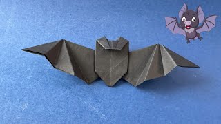 Pipistrello Origami  Come Fare una Pipistrello di Carta  Animali di origami [upl. by Annabelle]