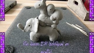 Klei DIY dieren deel 2 Giraffe [upl. by Odnomar133]