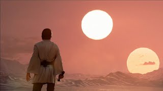 Star Wars All Binary Sunset Scenes UPDATED [upl. by Hux]