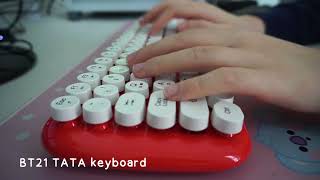 3 TYPES OF KEYBOARD SOUNDS RK84 BT21 DELL [upl. by Adeys]