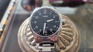 ORIS ProPilotBig Crown ProPilot Big Date 4100 mm Multipiece stainless steel case [upl. by Marston973]