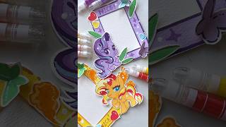 Crafting a My Little Pony Themed Photo Frame  Homemade Craft Ideas diy handmade painting [upl. by Nosyarg]