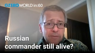 Russian Black Sea Fleet commander still alive despite Ukraines claims  Ian Bremmer  World In 60 [upl. by Blake735]