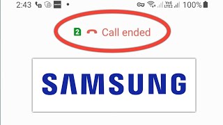 Samsung Call Ended Problem  Call Ended Problem On Samsung  Call Ended Problem On Android [upl. by Latsyrcal]