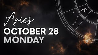 Aries  Daily Horoscope  October 28 2024 [upl. by Diarmit]