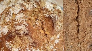 SEEDED WHOLEMEAL BREADARTISAN BREADSOURDOUGH BREADITALIAN BREADNO KNEAD BREADBREADBREAD RECIPE [upl. by Anyotal355]