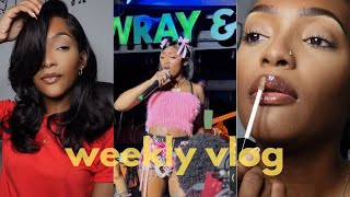 Vlog Makeup Routine  Stalk Ashley Live  Review ft Luvme Hair etc [upl. by Anilet]