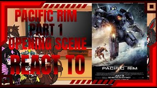 Kaiju girls react to Pacific Rim Part 1 Opening scene Gacha club Godzilla and Kong [upl. by Pouncey]