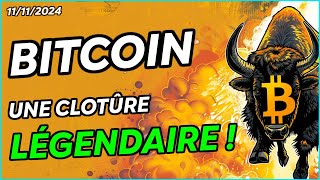 BITCOIN UNE CLOTÛRE HEBDO LÉGENDAIRE 🔥 DOGE EN FEU 🚀 [upl. by Amena]