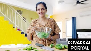 recipe  KOVAKKAI PORIYAL intha oru podi mattum cherthu pannalam [upl. by Incrocci561]